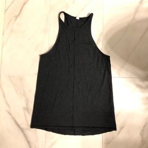 Lululemon Charcoal Long Halter Tank
